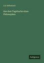 L. B. Hellenbach: Aus dem Tagebuche eines Philosophen, Buch