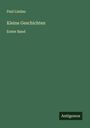 Paul Lindau: Kleine Geschichten, Buch