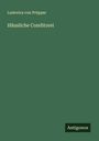 Ludovica von Pröpper: Häusliche Conditorei, Buch