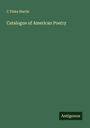 C Fiske Harris: Catalogue of American Poetry, Buch