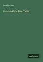 David Calman: Calman's Code Time-Table, Buch