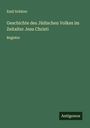 Emil Schürer: Geschichte des Jüdischen Volkes im Zeitalter Jesu Christi, Buch