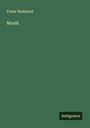 Frank Wedekind: Musik, Buch