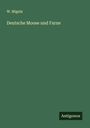 W. Migula: Deutsche Moose und Farne, Buch