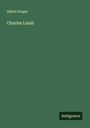 Alfred Ainger: Charles Lamb, Buch
