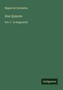 Miguel de Cervantes Saavedra: Don Quixote, Buch