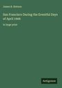 James B. Stetson: San Francisco During the Eventful Days of April 1906, Buch