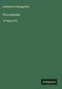 Adélaïde de Montgolfier: Piccolissima, Buch