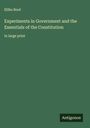 Elihu Root: Experiments in Government and the Essentials of the Constitution, Buch