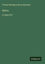 Thomas Babington Baron Macaulay: Milton, Buch