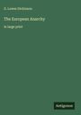 G. Lowes Dickinson: The European Anarchy, Buch