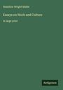 Hamilton Wright Mabie: Essays on Work and Culture, Buch