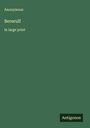 Anonymous: Beowulf, Buch