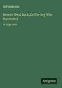 Self-Made Man: Born to Good Luck; Or The Boy Who Succeeded, Buch