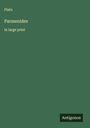 Plato: Parmenides, Buch