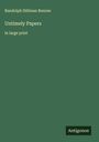 Randolph Silliman Bourne: Untimely Papers, Buch