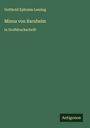 Gotthold Ephraim Lessing: Minna von Barnhelm, Buch