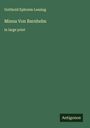 Gotthold Ephraim Lessing: Minna Von Barnhelm, Buch