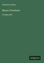 Charles B. Stilson: Minos of Sardanes, Buch