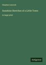 Stephen Leacock: Sunshine Sketches of a Little Town, Buch