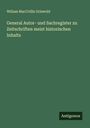 Wiliam Maccrillis Griswold: General Autor- und Sachregister zu Zeitschriften meist historischen Inhalts, Buch