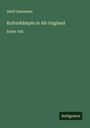 Adolf Dammann: Kulturkämpfe in Alt-England, Buch