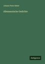 Johann Peter Hebel: Allemannische Gedichte, Buch