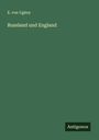 E. von Ugény: Russland und England, Buch