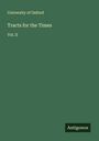 University Of Oxford: Tracts for the Times, Buch