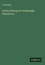 G. Hartlaub: Zweiter Beitrag zur Ornithologie Westafrica's, Buch