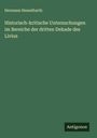 Hermann Hesselbarth: Historisch-kritische Untersuchungen im Bereiche der dritten Dekade des Livius, Buch