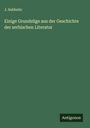 J. Subbotic: Einige Grundzüge aus der Geschichte der serbischen Literatur, Buch