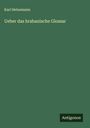 Karl Heinemann: Ueber das hrabanische Glossar, Buch