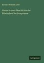 Burkard Wilhelm Leist: Versuch einer Geschichte der Römischen Rechtssysteme, Buch