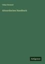 Oskar Brenner: Altnordisches Handbuch, Buch