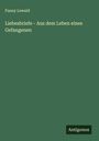 Fanny Lewald: Liebesbriefe - Aus dem Leben eines Gefangenen, Buch