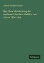 Johann Gottlieb Kutzner: Mac Clure's Entdeckung der nordwestlichen Durchfahrt in den Jahren 1850-1854, Buch