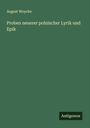 August Woycke: Proben neuerer polnischer Lyrik und Epik, Buch
