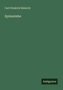 Carl Friedrich Heinrich: Epimenides, Buch