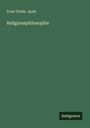 Ernst Friedr. Apelt: Religionsphilosophie, Buch