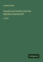 Joseph Diemer: Genesis und Exodus nach der Milstäter Handschrift, Buch