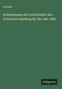 Anonym: Schematismus der Geistlichkeit des Erzbistums Bamberg für das Jahr 1860, Buch