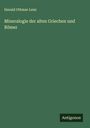 Harald Othmar Lenz: Mineralogie der alten Griechen und Römer, Buch