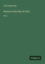 John Armstrong: Notices of the War of 1812, Buch