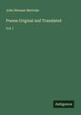 John Herman Merivale: Poems Original and Translated, Buch