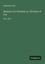 Catherine Gore: Memoirs of a Peerless; or, The Days of Fox, Buch