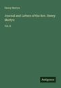 Henry Martyn: Journal and Letters of the Rev. Henry Martyn, Buch
