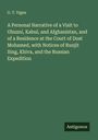 G. T. Vigne: A Personal Narrative of a Visit to Ghuzni, Kabul, and Afghanistan, and of a Residence at the Court of Dost Mohamed, with Notices of Runjit Sing, Khiva, and the Russian Expedition, Buch