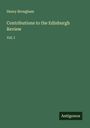Henry Brougham: Contributions to the Edinburgh Review, Buch