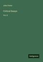 John Foster: Critical Essays, Buch